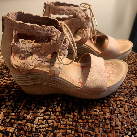 Bionica 'Sunset'  Comfort Wedge in Beige Sz 9 - Picture 2 of 8